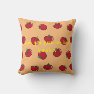i love you from my head tomatoes cushion