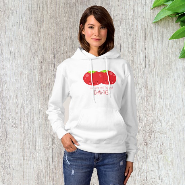 I Love You From My Head Tomatoes Hoodie (Creator Uploaded)