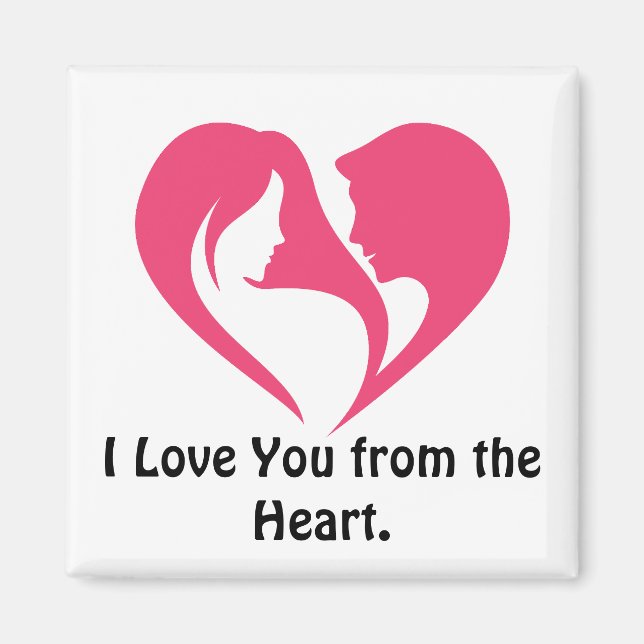 I Love You from the Heart. Magnet (Front)