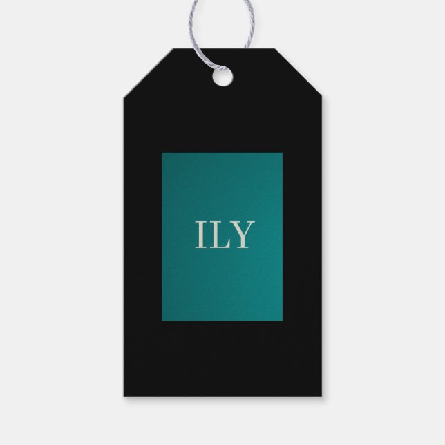 "I Love You" Gift Tag (Front)