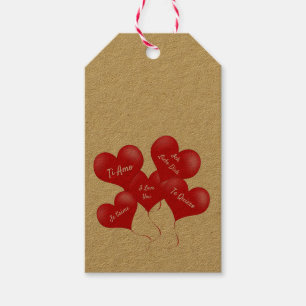 I love you gift tag