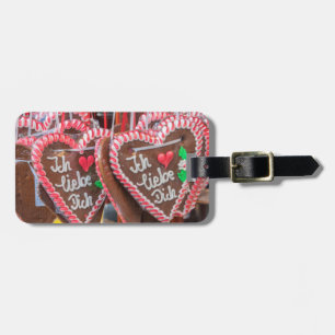 I Love You Gingerbread Hearts At The Holiday Luggage Tag