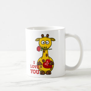 i love you giraffe coffee mug