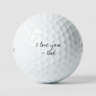 'I Love You - God' Encouragement Faith Gift Golf Balls