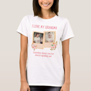 I love you Grandma - Customise it  T-Shirt