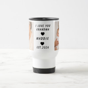 I Love You Grandma   Grandparents Day Travel Mug