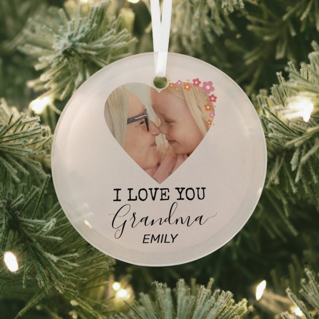 I Love You Grandma | Personalised Ornament (Insitu)