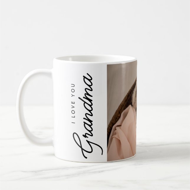 I love you Grandma Photo from child Coffee Mug (Left)