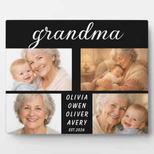 I Love You Grandma Photo Plaque   Grandparents Day