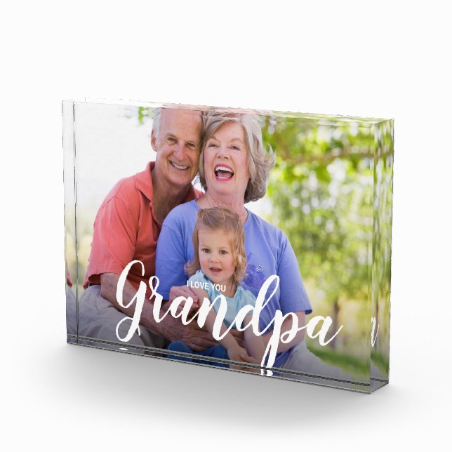 I Love You Grandpa Custom Photo (Right)