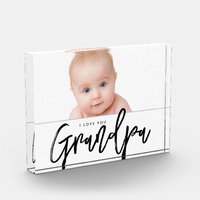 I love you Grandpa Grandchild photo (Left)