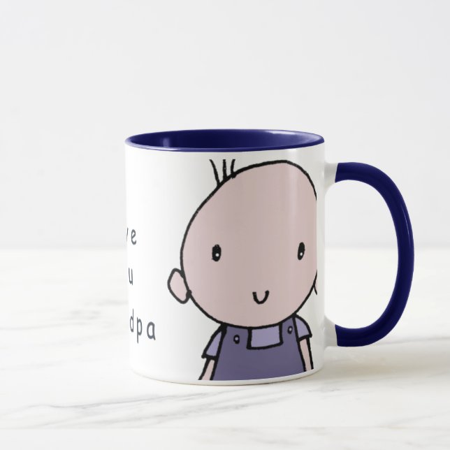 I Love You Grandpa Mug (Right)