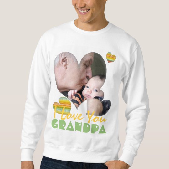 I love you grandpa photo t-shirt