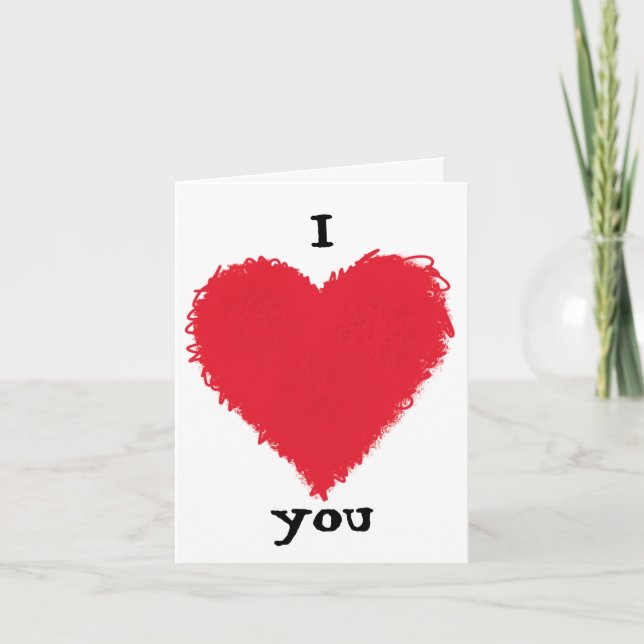 I love you ... greeting cards (Front)