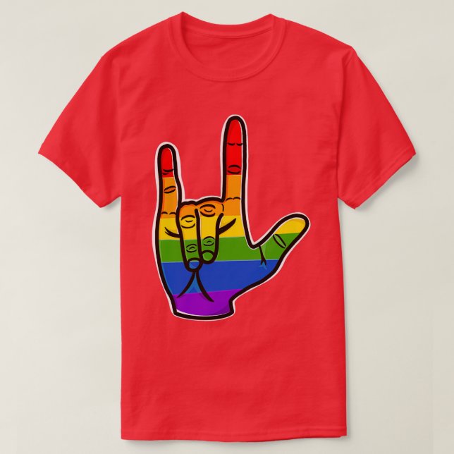 I love you hand 5 T-Shirt (Design Front)