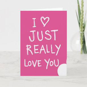I Love You Hand Drawn Card