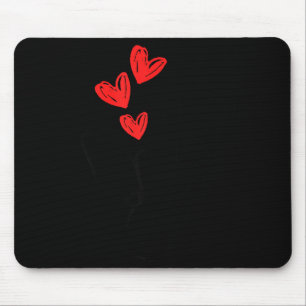 I-love You Hand Sign Heart Women Girls Valentines Mouse Mat