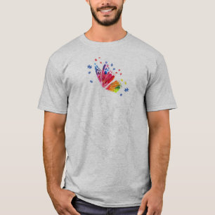 I Love You Hand Sign Language Butterfly Puzzle Pie T-Shirt