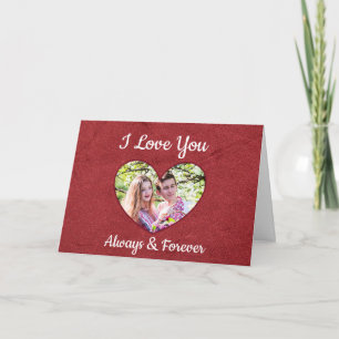 I Love You Happy Valentine's Day Personalised Card