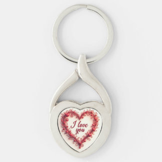 I Love You Heart Keychain – Romantic Gift