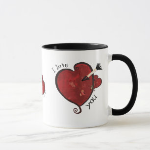 I Love You Heart Mug