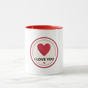 I Love You Heart Mug