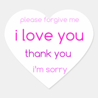 i love you heart sticker