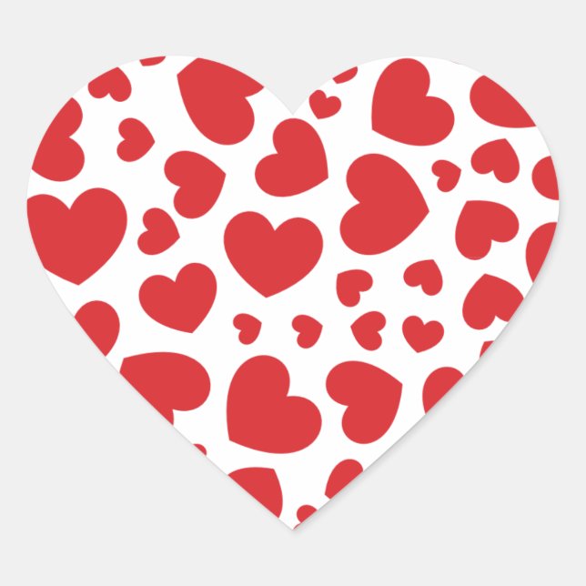 I Love You Heart Sticker (Front)