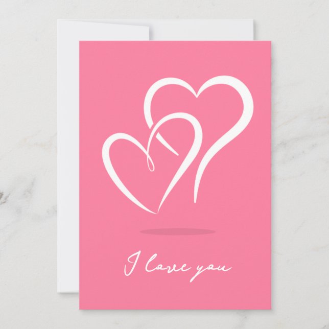 I love you holiday card (Front)