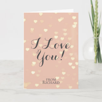 I Love You Holiday Card