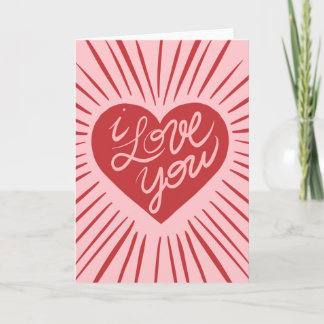 I love You Holiday Card