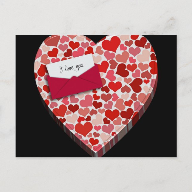 I love you holiday gift card (Front)