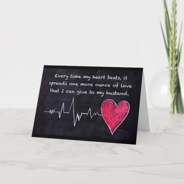 "I LOVE YOU" HUSBAND EVERY DAY CARD (Front)