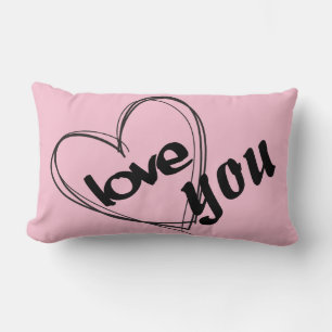 I love you II Lumbar Cushion