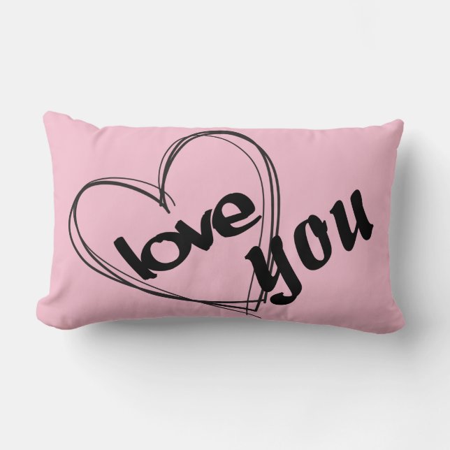 I love you II Lumbar Cushion (Front)