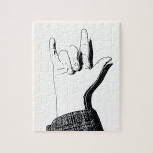 I love you in ASL - Puzzle