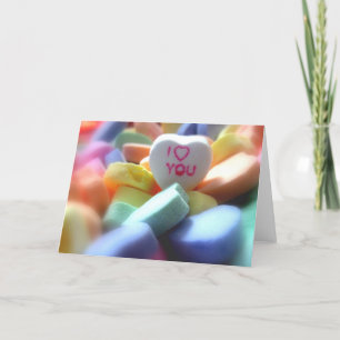 I Love You, in Heart Candy Holiday Card