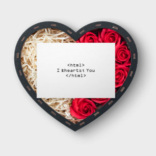 I Love You in HTML Card