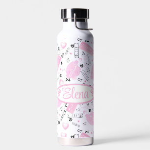I love you in multiple languages to Customize Water Bottle
