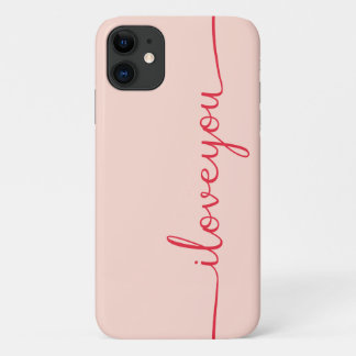 I love You in Red iPhone 11 Case