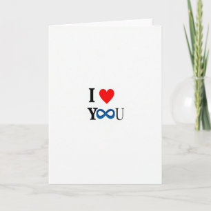 I Love You Infinitely Card