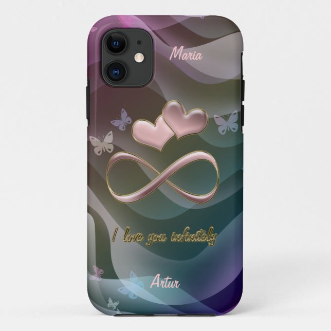 I love you infinitely Case-Mate iPhone case (Back)
