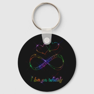 I love you infinitely key ring
