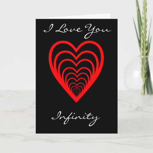 I Love You, Infinity Holiday Card (Front)