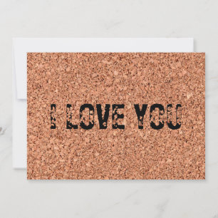 "I LOVE YOU" INVITATION