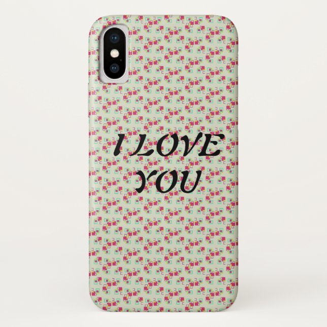 I LOVE YOU  iPhone / iPad case (Back)