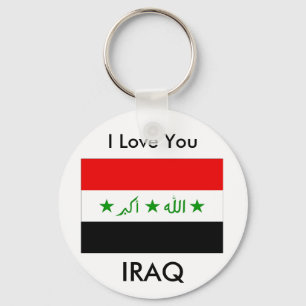 I Love You IRAQ Key Ring