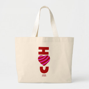 I Love You Jumbo Tote