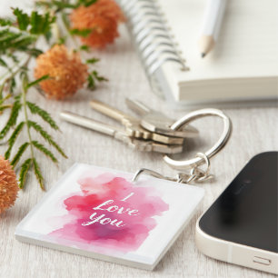 I Love You Key Ring