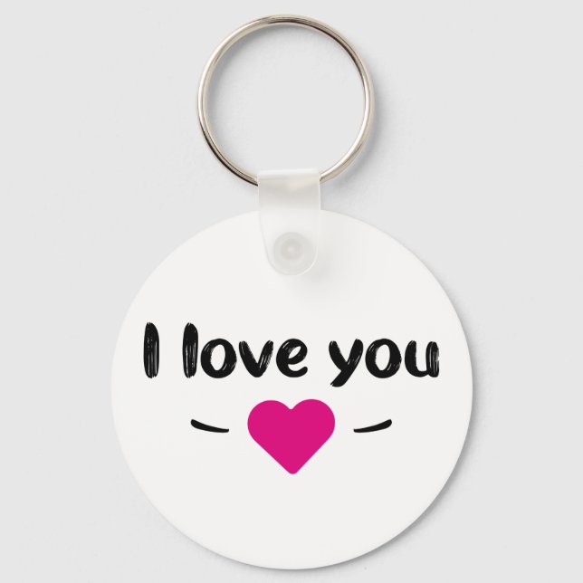 I love you key ring (Front)